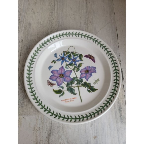 Portmeirion Botanic Garden 10" Virgins Bower dinner plate‎ - Picture 4 of 7